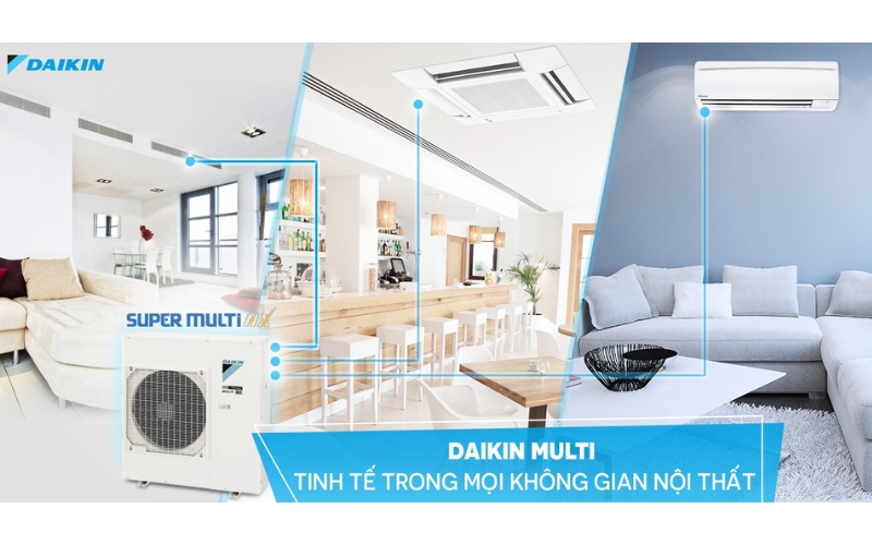 Máy lạnh Multi của Daikin được trang bị nhiều công nghệ tiên tiến.