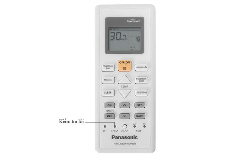 Cách kiểm tra lỗi máy lạnh bằng remote Panasonic đơn giản.