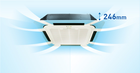 Luồng gió 8 hướng thổi DAIKIN SKYAIR FFC Cassette Âm Trần 8 Hướng Thổi