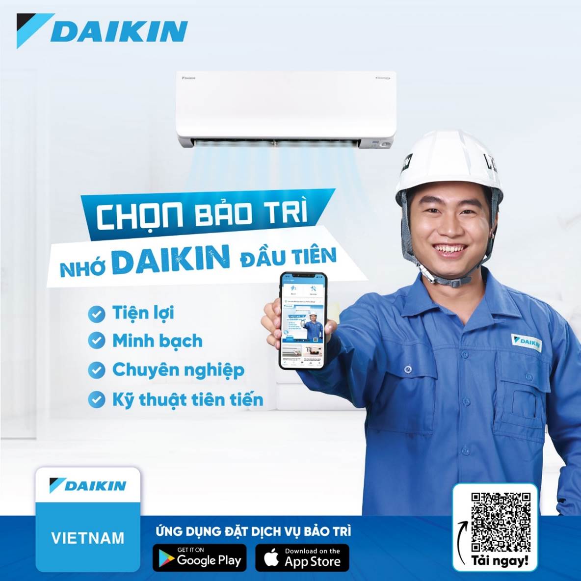 Dịch vụ bảo trì của Daikin Việt Nam 